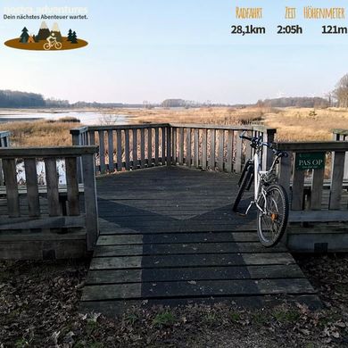 Mountainbiken im Januar bei 3 Grad in Richtung Reindersmeer
